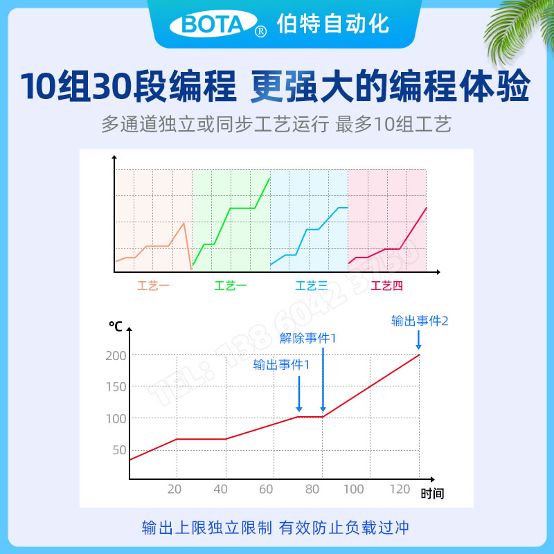 10組x30段可編程工藝|BOTA無紙記錄儀