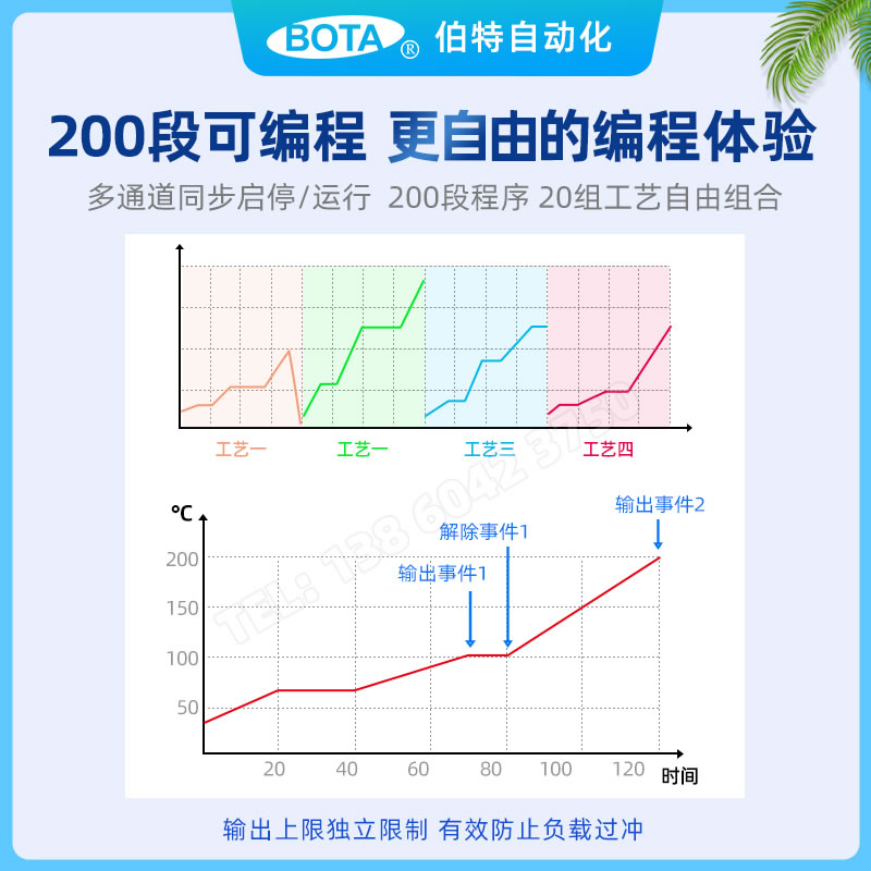 200段可編程，更自由的編程體驗|BOTA溫控表